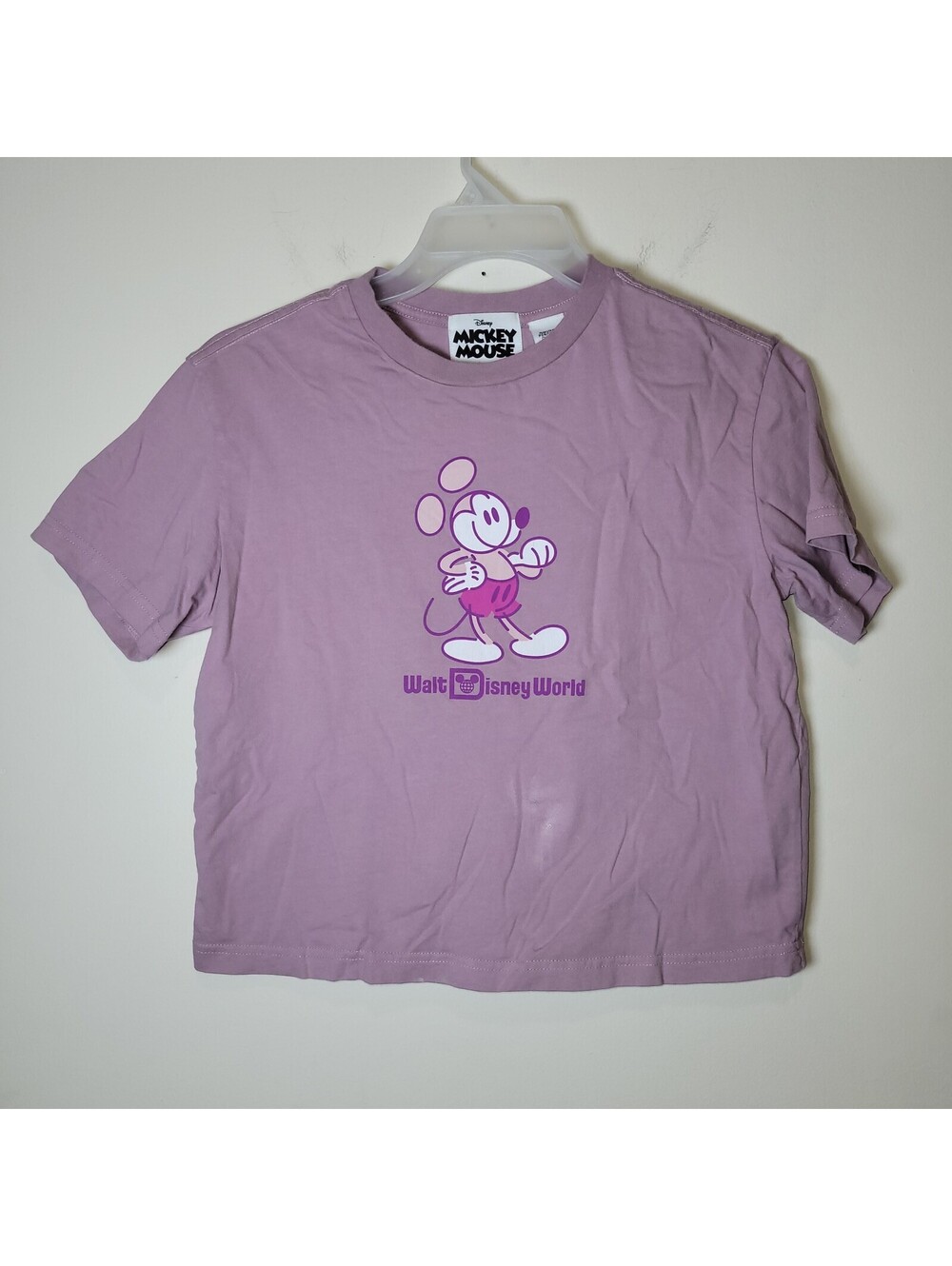 Disney Parks Mickey Mouse Walt Disney World Shirt Women's S Purple Lavenders